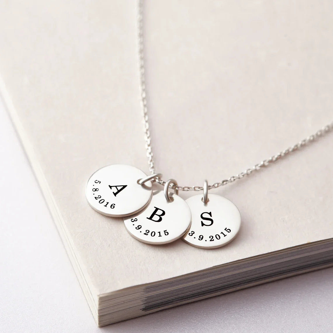 LUMI - Personalized Gold-Plated Initial Disc Necklace