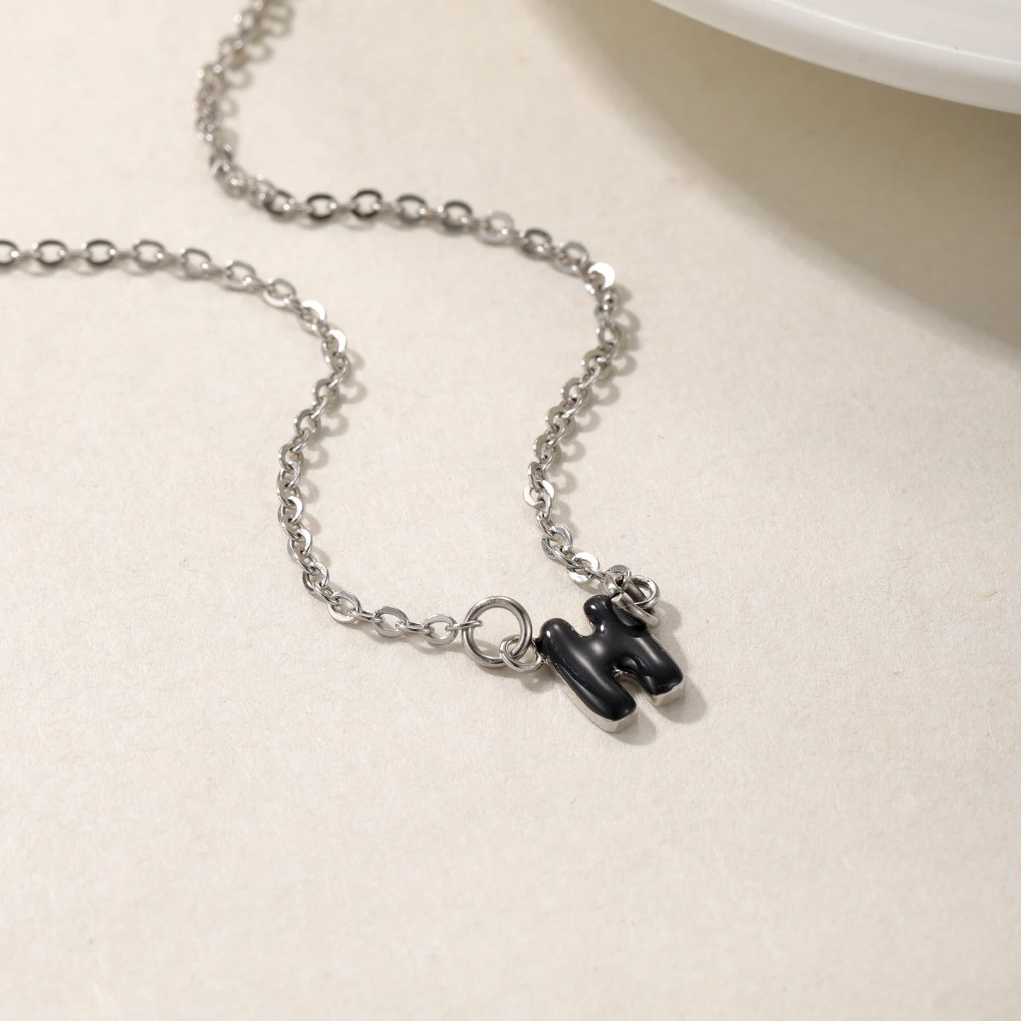 RAINBOWCHAIN - 304L Stainless Steel Custom Colorful Name Necklace