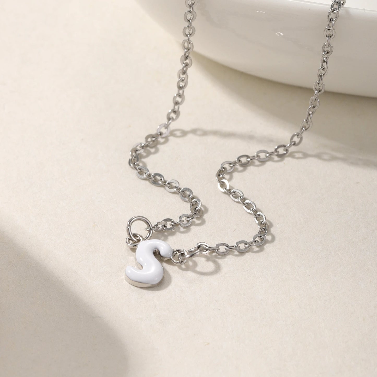 RAINBOWCHAIN - 304L Stainless Steel Custom Colorful Name Necklace