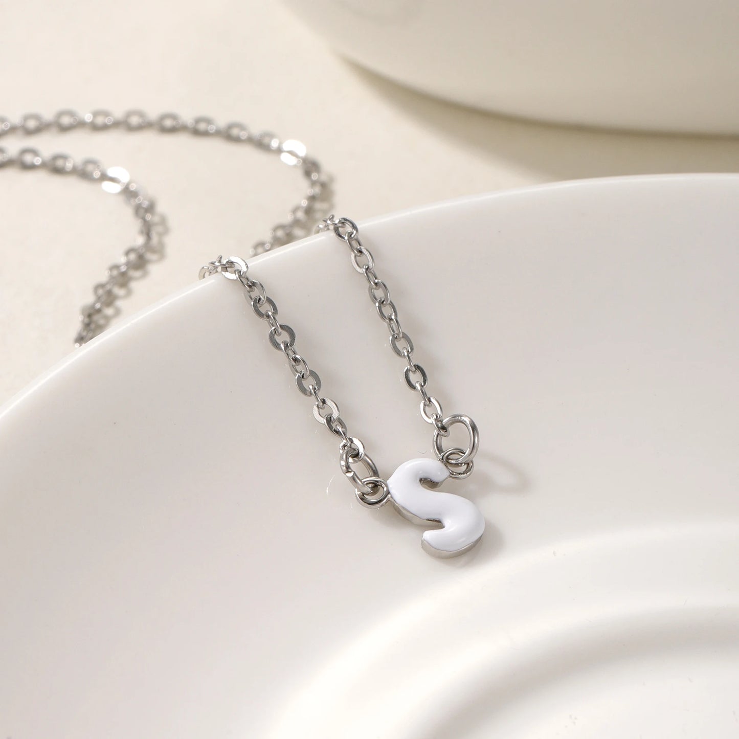RAINBOWCHAIN - 304L Stainless Steel Custom Colorful Name Necklace