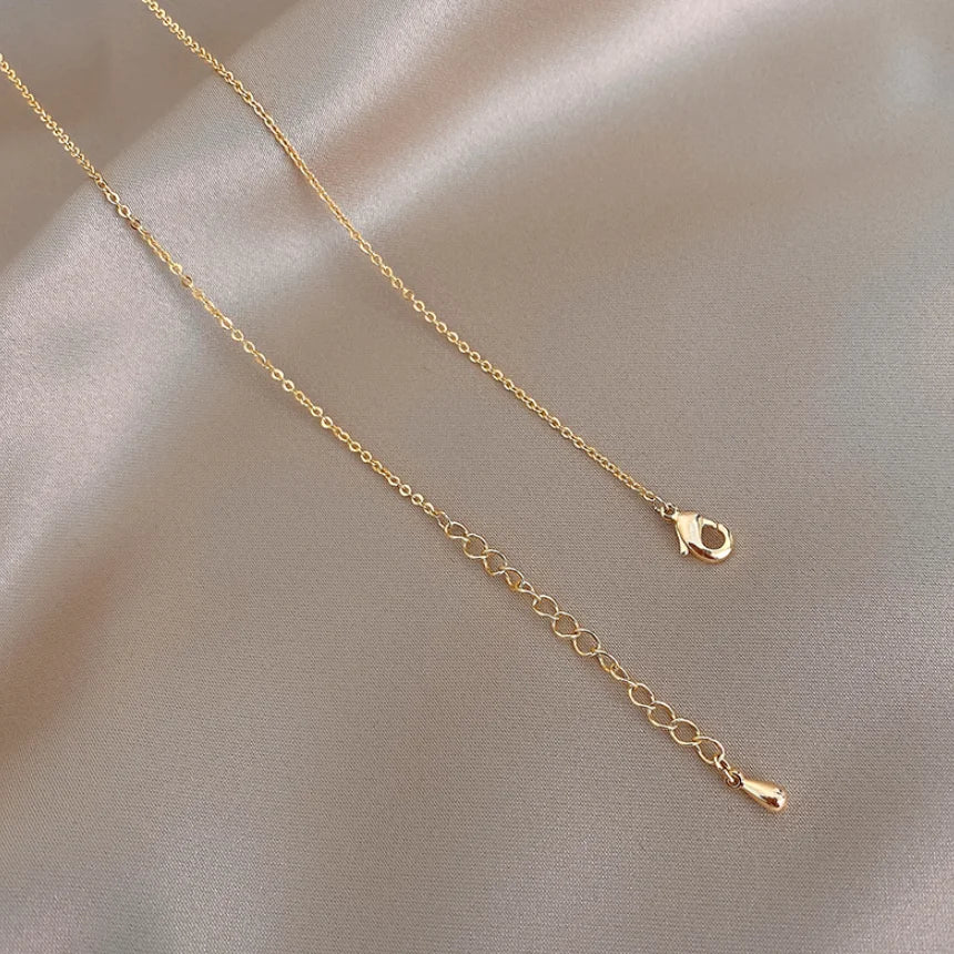 AURORA - Gold-Plated Crystal Butterfly Necklace