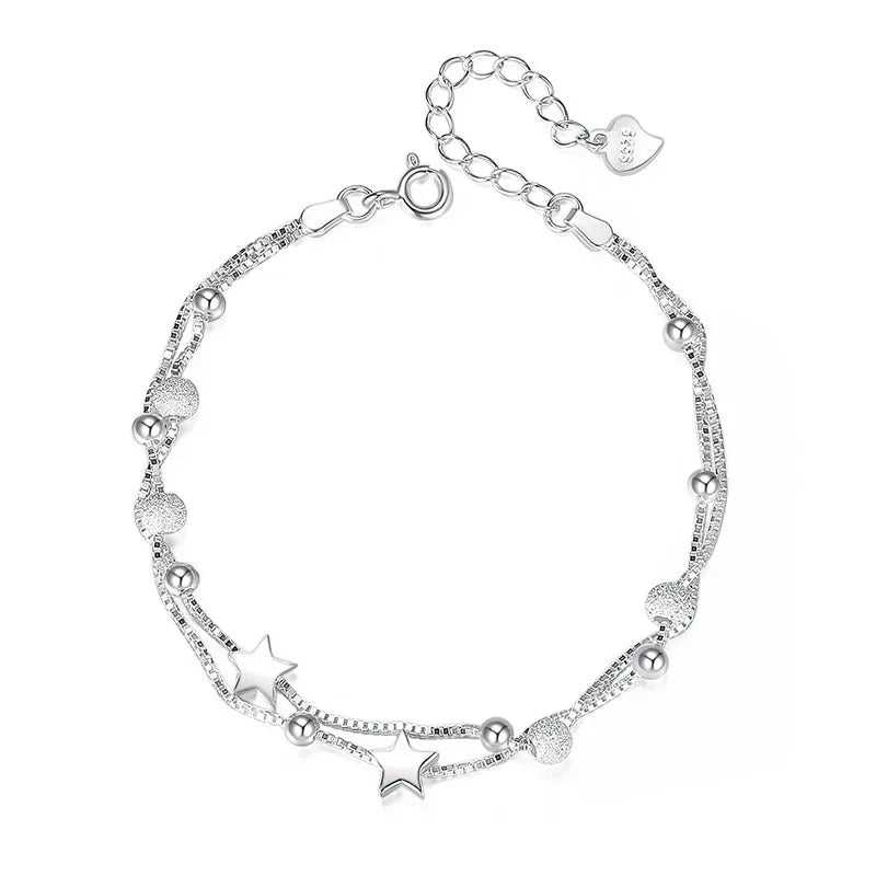 STELLARA - 925 Sterling Silver Starry Night Bracelet